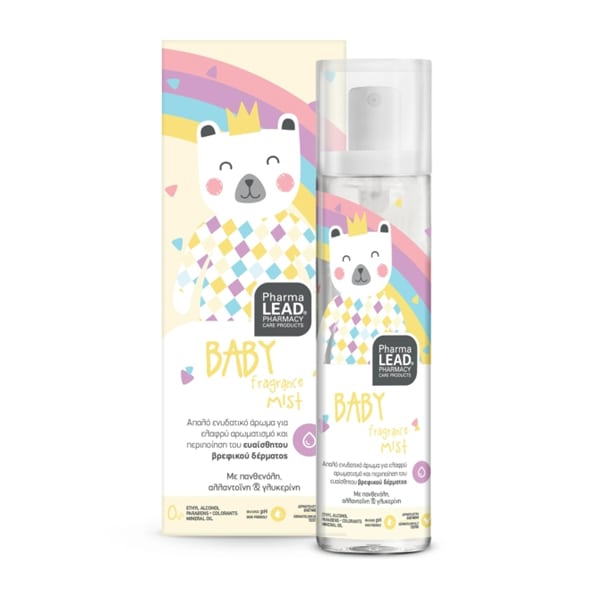 Pharmalead Baby Fragrance Mist Απαλό Ενυδατικό Άρωμα Χωρίς Οινόπνευμα, 100ml - 