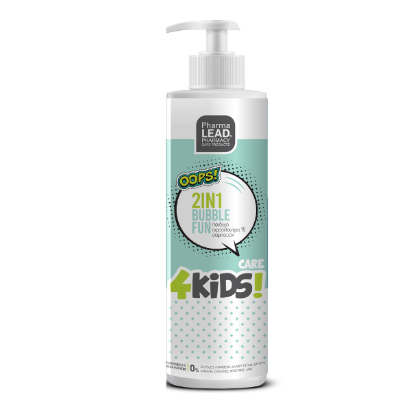 Pharmalead 4Kids 2in1 Bubble Fun Παιδικό Αφρόλουτρο & Σαμπουάν, 500ml - 