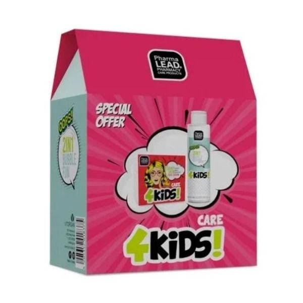 Pharmalead Kids Promo Pack 2in1 Bubble Fun Σαμπουάν & Αφρόλουτρο, 100ml & Shiny Skin Face Cream Κρέμα-Τζελ Προσώπου, 50ml, 1σετ - 