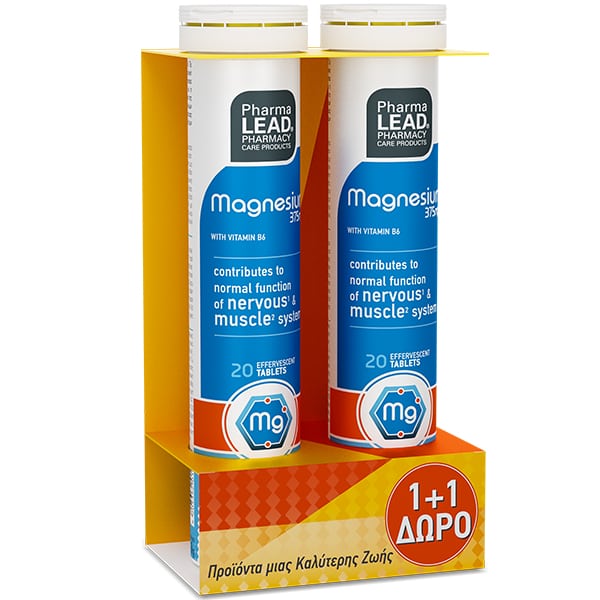 Pharmalead Promo 1+1 Magnesium 375mg, 2x20eff.tabs - 