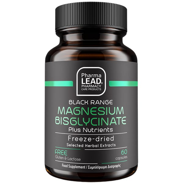 Pharmalead Black Range Magnesium Bisglycinate Plus Nutrients, 60veg.caps - 