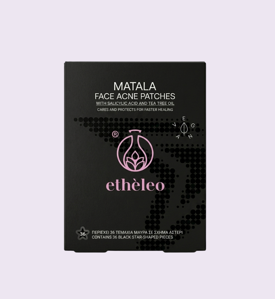Matala Face Acne Patches μαύρα σε σχήμα αστέρι - 