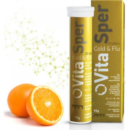 Vitasper Cold & Flu 20 αναβράζοντα δισκία - 