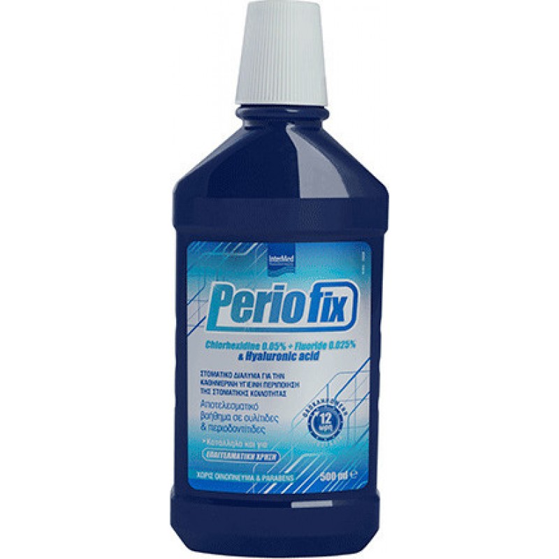 Intermed Periofix 0.05% Mouthwash Στοματικό Διάλυμα Χλωρεξιδίνης, 500ml - 