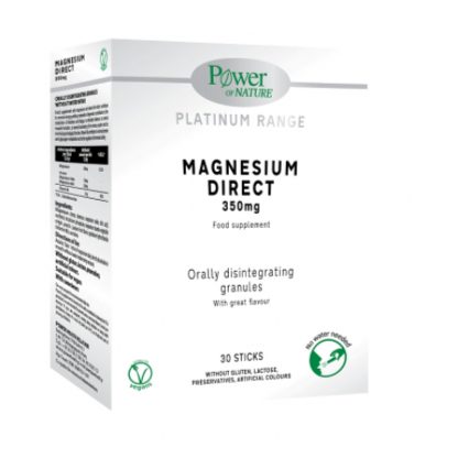 Power Health Platinum Range Magnesium Direct 350mg 30 Φακελίσκοι - 