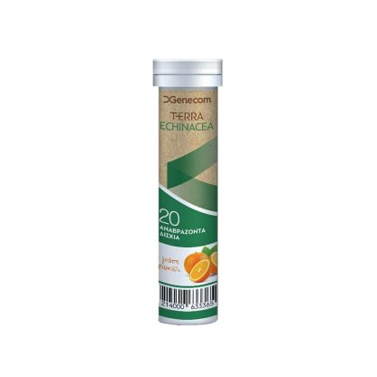 Terra Echinacea Orange Flavour 20 Aναβράζοντα Δισκία - 