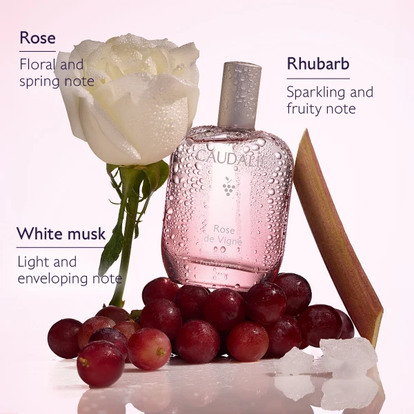 Caudalie Rose de Vigne Fresh Fragrance Γυναικείο Άρωμα, 50ml - 3