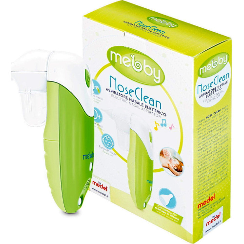 Medel Mebby Nose Clean Electric Nasal Aspirator Ηλεκτρικός Ρινικός Αποφρακτήρας, 1 τεμάχιο - 