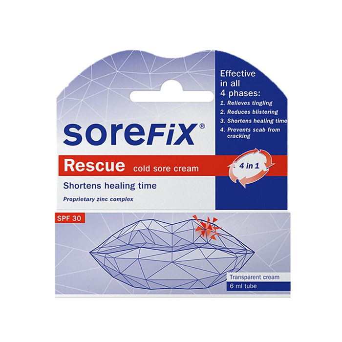 Sorefix Rescue Cream Κρέμα για τον Επιχείλιο Έρπη, 6ml - 