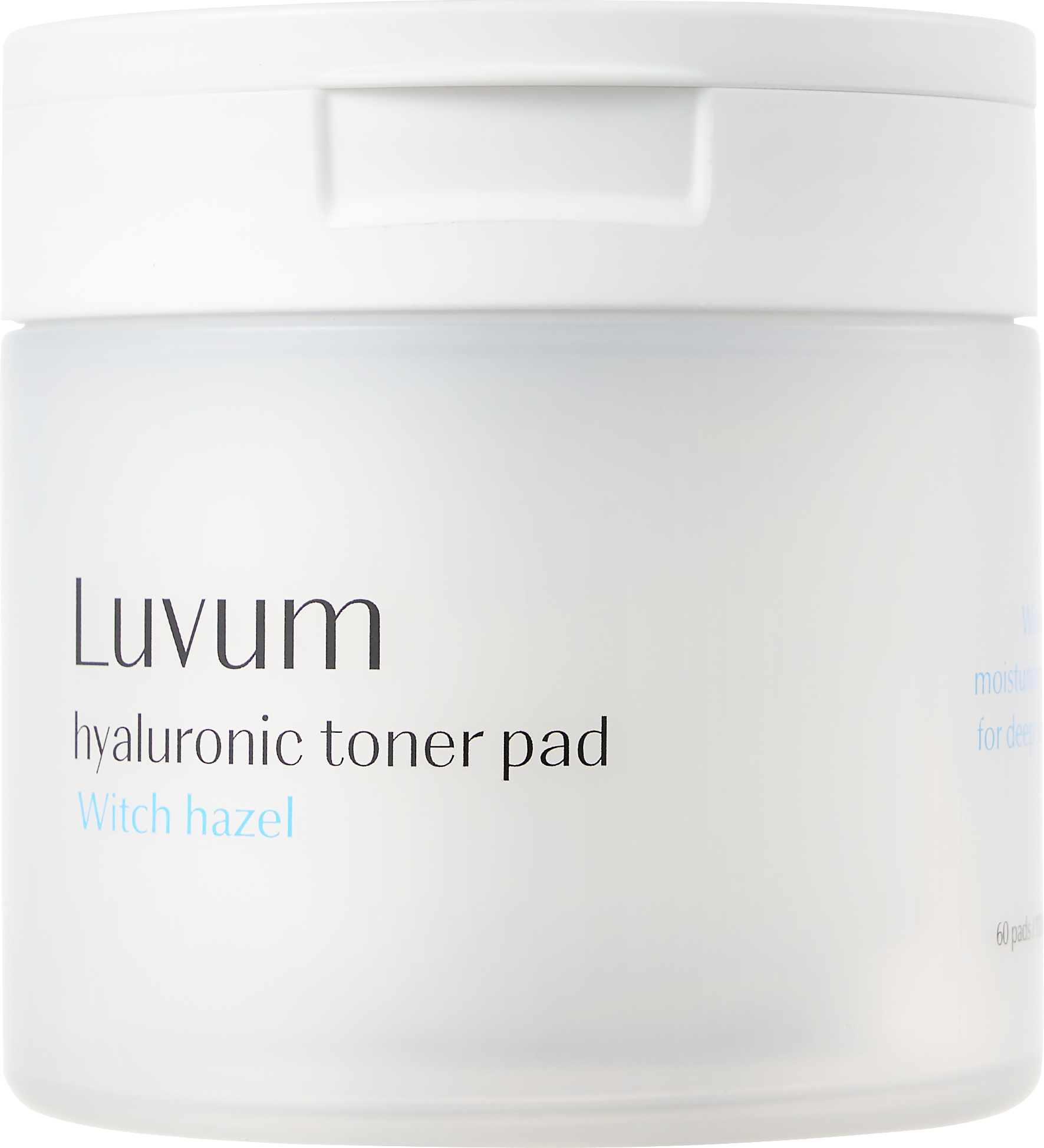 Luvum Hazel Hyaluronic Toner Pad, 60 τεμάχια - 