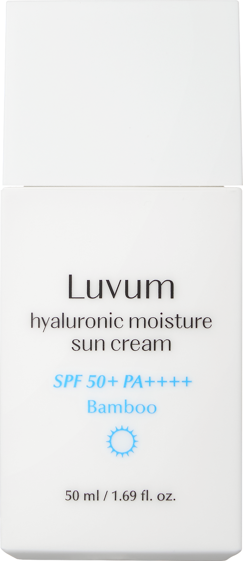 Luvum Bamboo Hyaluronic Moisture Sun Cream SPF50+, 50ml - 