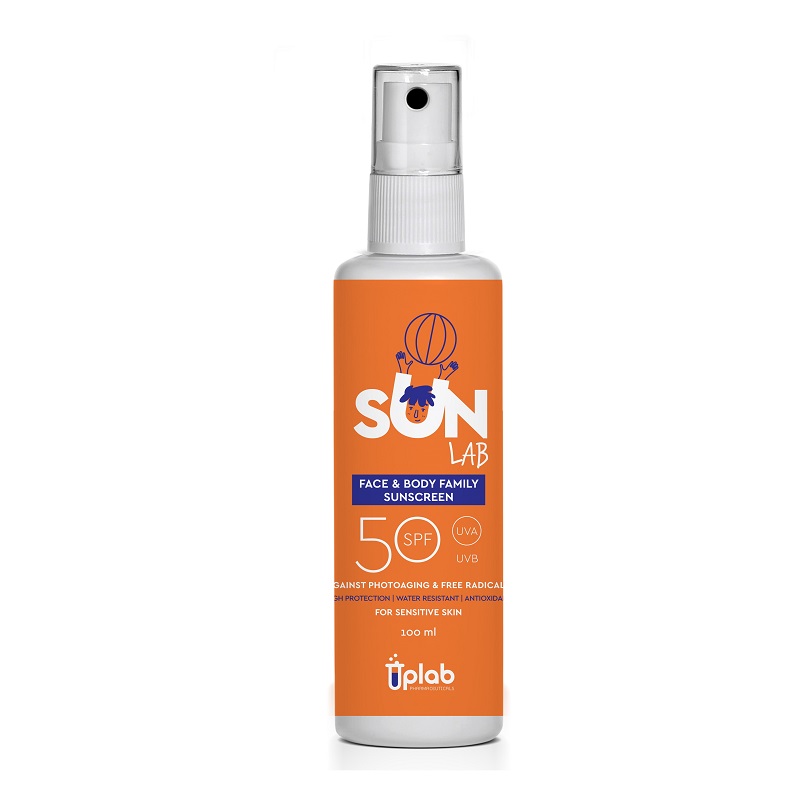  Uplab Pharmaceuticals SUN LAB Face & Body Family Sunscreen Spray SPF50 100ml - 
