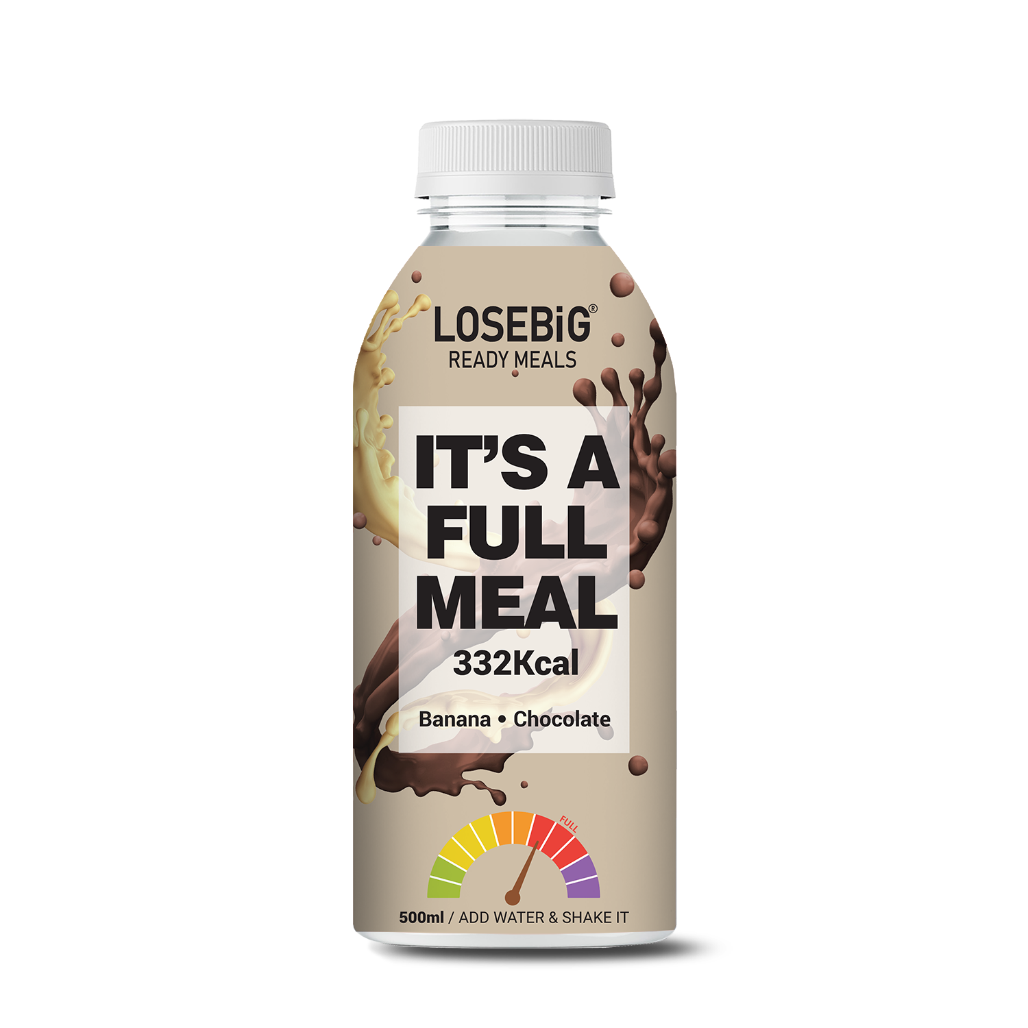 Amhes Pharma LOSEBiG Full Meal 332Kcal (Banana & Chocolate Flavor) 500ml -