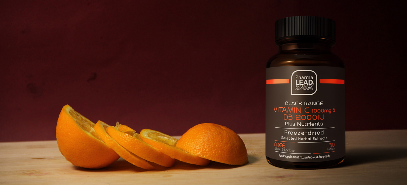 Pharmalead Black Range Vitamin C 1000mg & D3 2000IU Plus Nutrients, 30tabs - 3