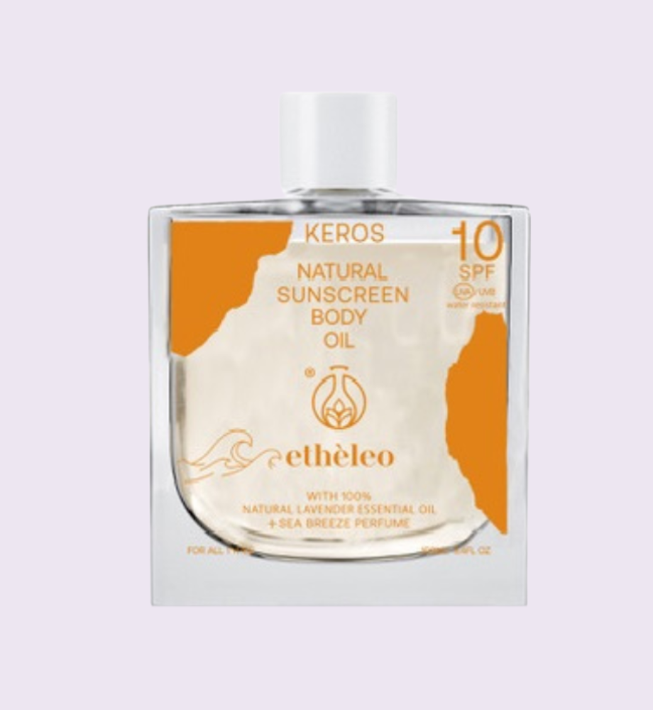 Etheleo KEROS Body Sunscreen Oil SPF10 - 