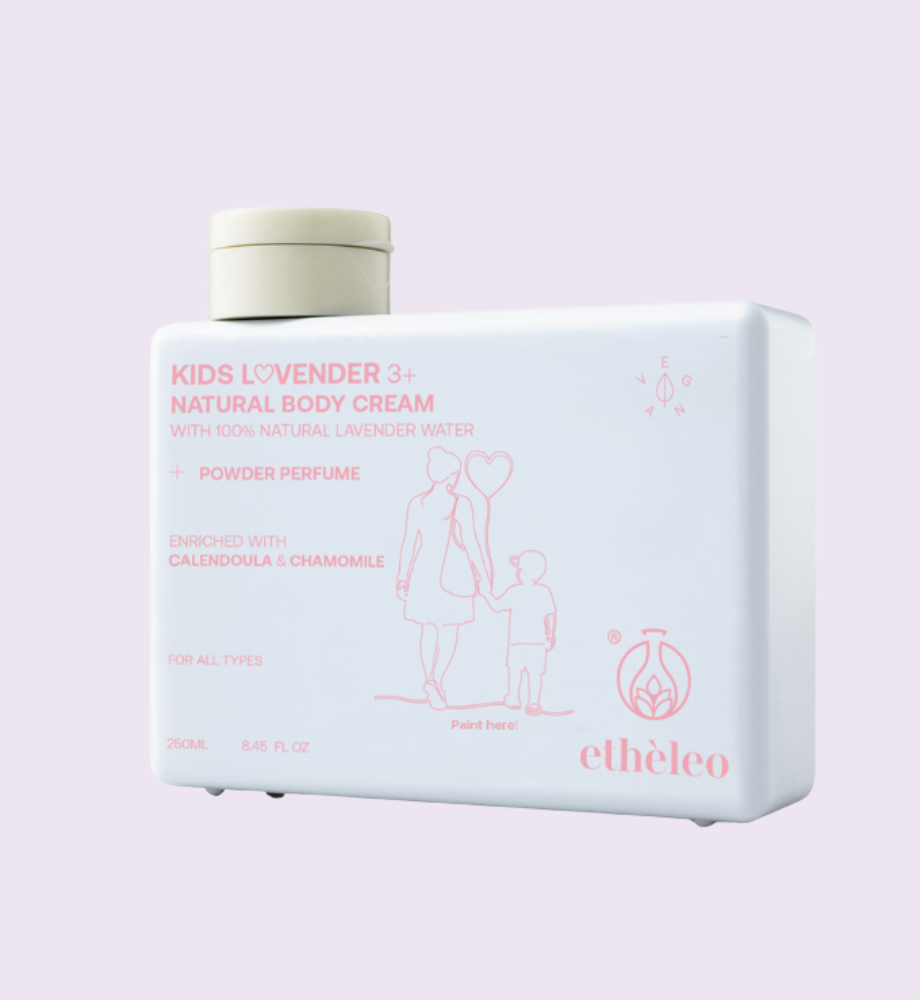 Etheleo Kids Lovender 3+ Natural Body Cream - 