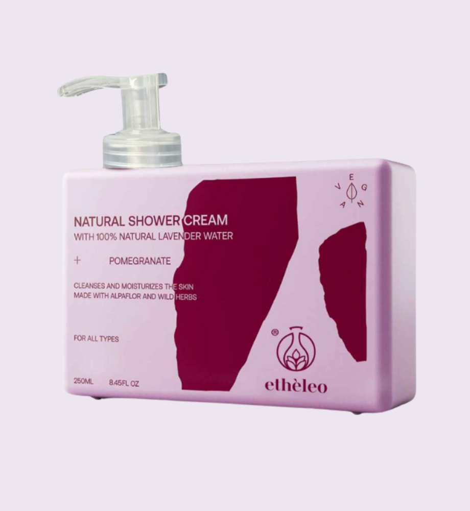 Etheleo Pomegranate Natural Shower Cream - 