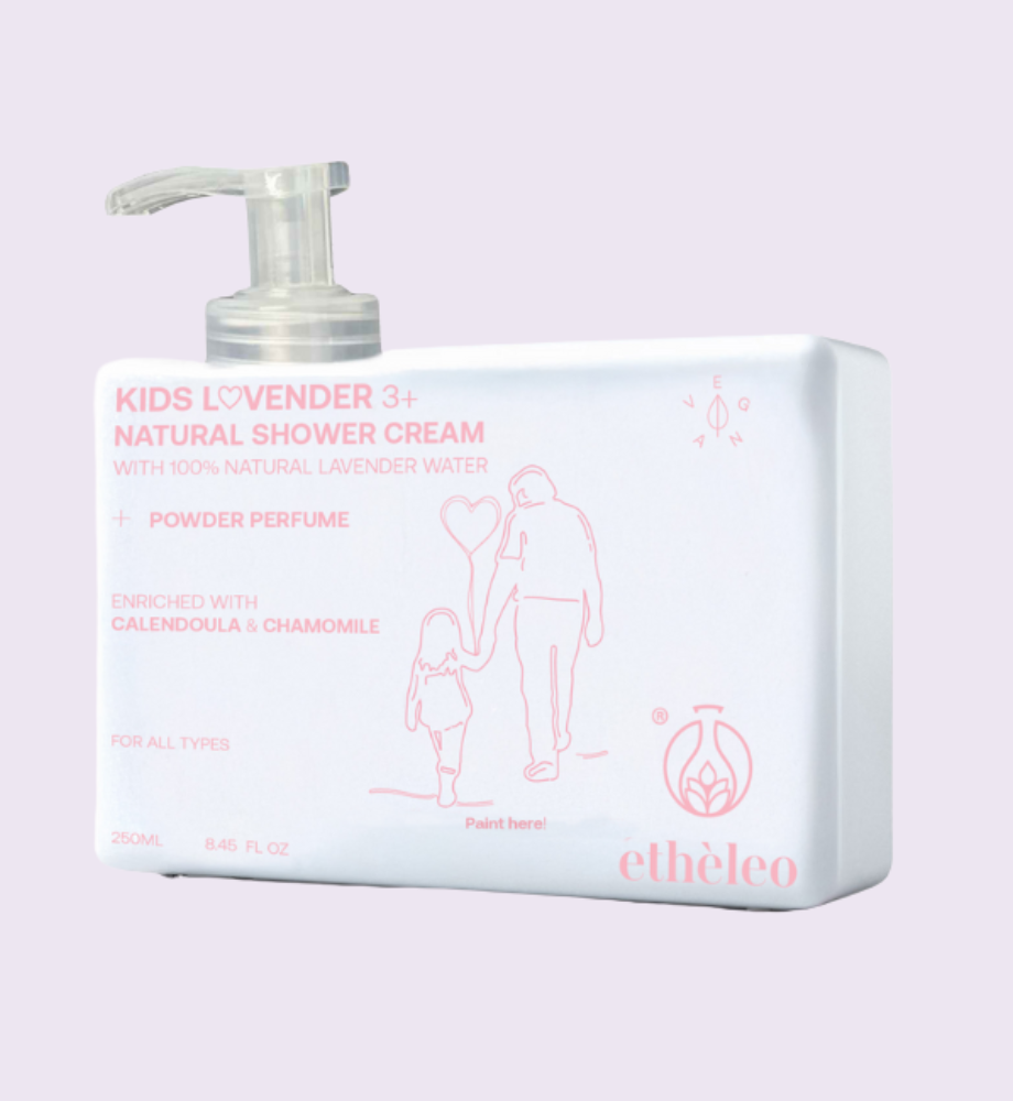 Etheleo Kids Lovender 3+ Natural Shower Cream - 