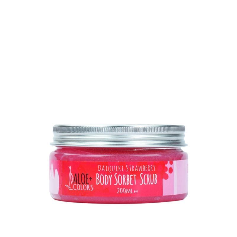 Aloe+ Colors Daiquiri Strawberry Body Sorbet Scrub 200ml - 3