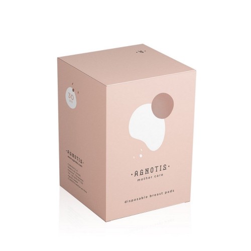 Agnotis Mother Care Disposable Breast Pads Επιθέματα Στήθους, 30 τεμάχια - 