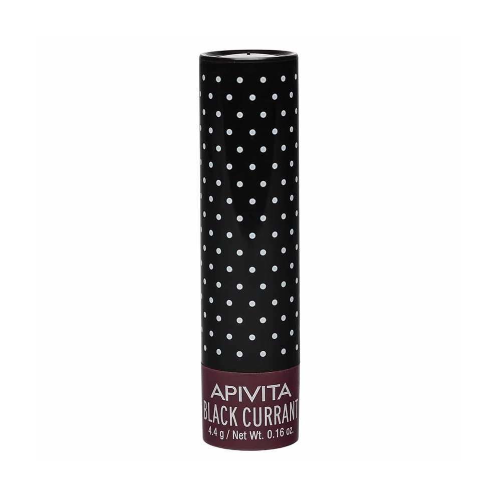 Apivita Black Currant Lip Care με Φραγκοστάφυλο,Μπορντό Φυσικό Χρώμα 4.4gr - 
