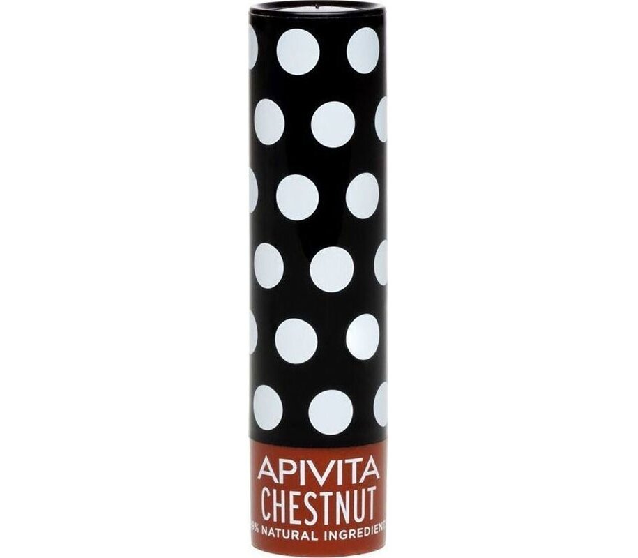 Apivita Chestnut Lip Care με Κάστανο,Ελαφριά Σοκολατί Απόχρωση 4.4gr - 