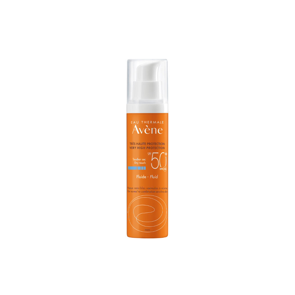 Avene Solaire Fluide SPF50+ Αντηλιακή Κρέμα Προσώπου 50ml