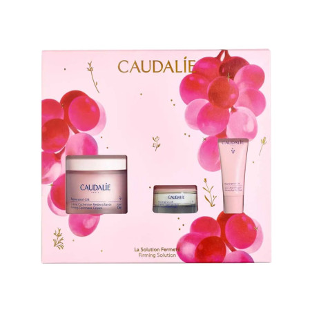 Caudalie Resveratrol-Lift Firming Cashmere Cream 50ml & Firming Night Cream 15ml & Firming Eye Gel Cream 5ml -