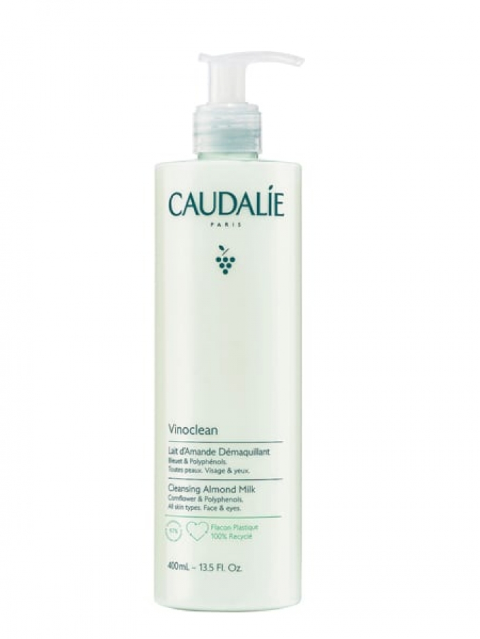 Caudalie Vinoclean Cleansing Almond Milk Γαλάκτωμα για Καθαρισμό & Ντεμακιγιάζ 400 ml -