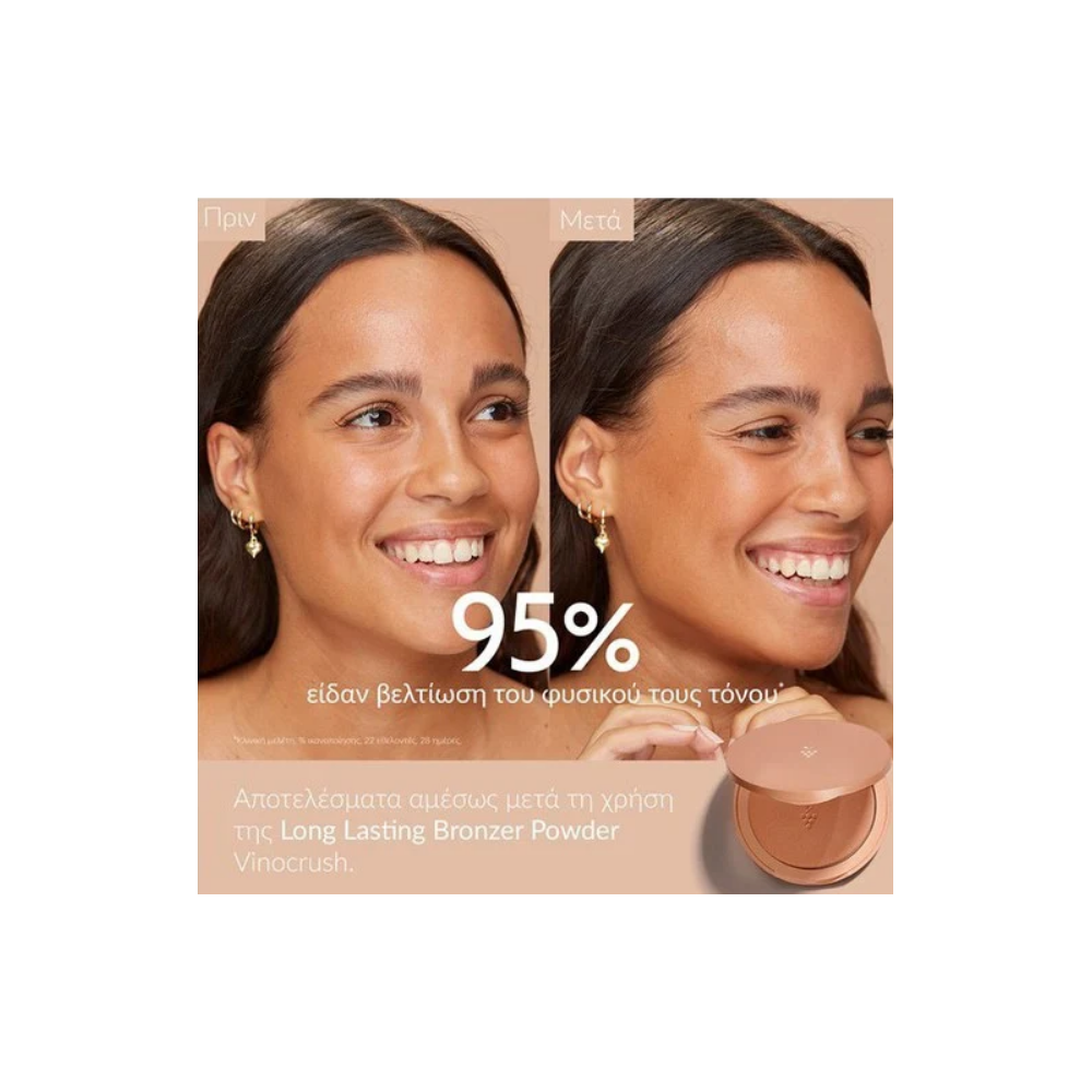 Caudalie Vinocrush Long Lasting Bronzer Powder Πούδρα Μακράς Διαρκείας, 8.5g - 4