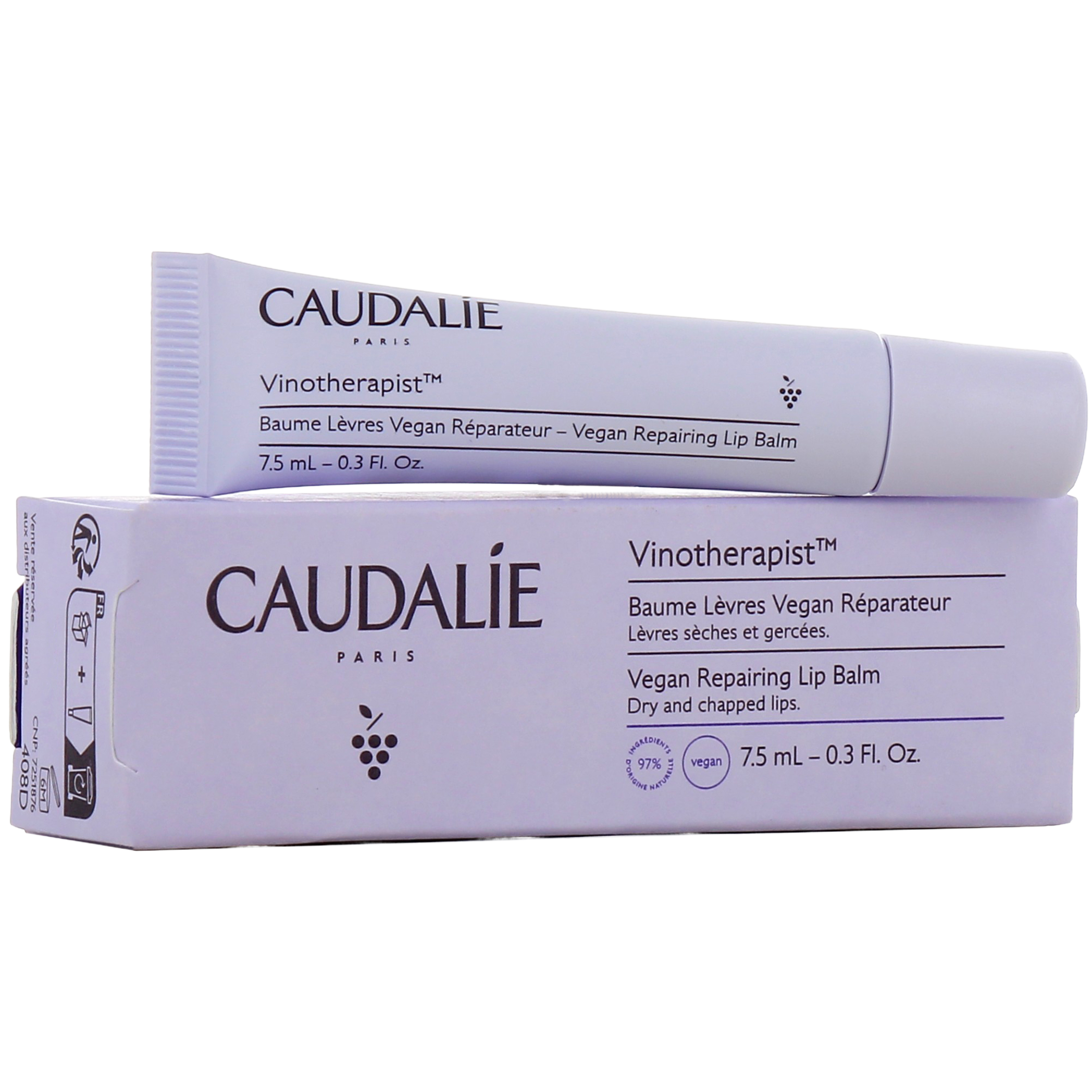 Caudalie Vinotherapist Vegan Repairing Lip Balm 7,5ml - 1