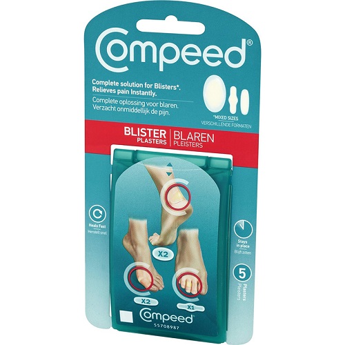 Compeed Επιθέματα για Φουσκάλες σε 3 Διαφορετικά Μεγέθη 5τμχ. - 