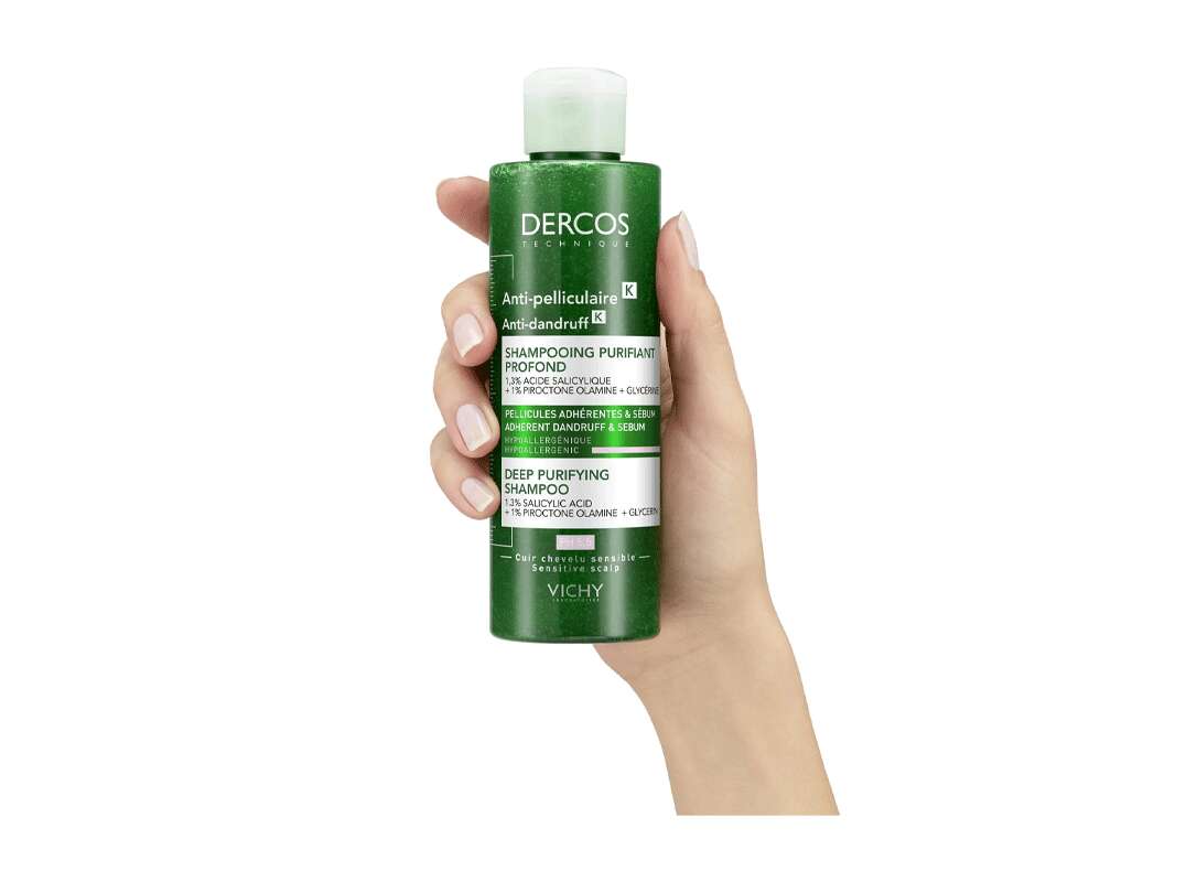 Vichy Dercos Anti-Dandruff Κ Αντιπιτυριδικό Σαμπουάν για Ευαίσθητο Τριχωτό, 250ml - 4
