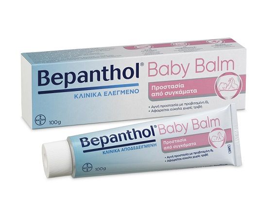 Bepanthol Baby Balm Αλοιφή για Διπλή Προστασία & Ανακούφιση από Συγκάματα στα Μωρά, 100gr - 
