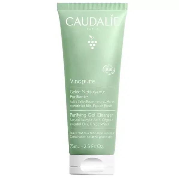 Caudalie Vinopure Purifying Gel Cleanser, 75ml Καθαριστικό προσώπου. - 