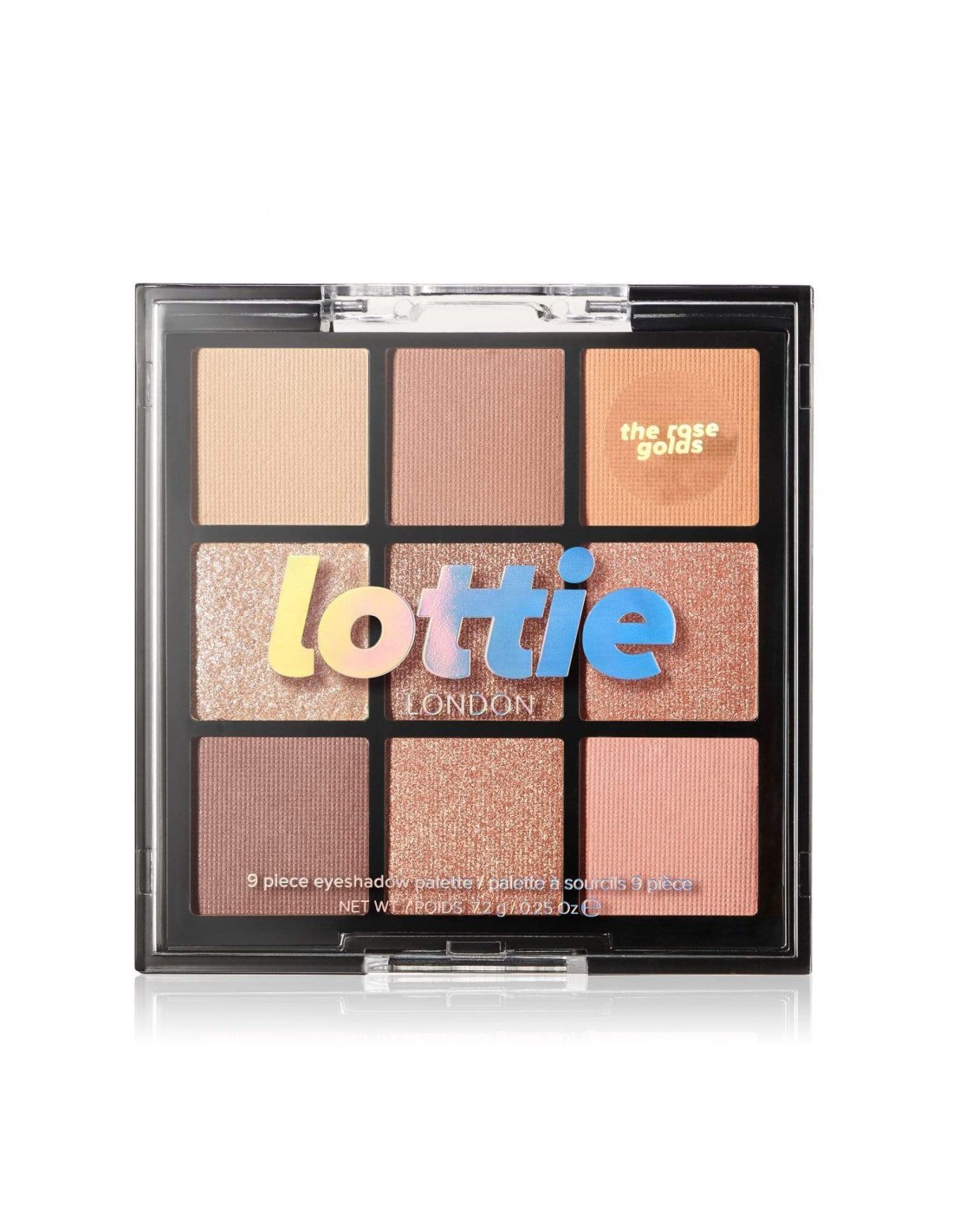 Lottie London The Rose Golds 9 Piece Eyeshadow Palette - 