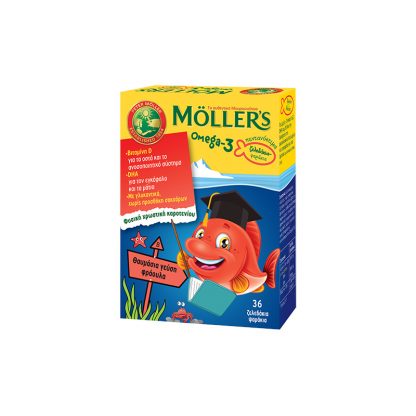 Moller’s Omega-3 Ζελεδάκια 36 Gummies - Φράουλα