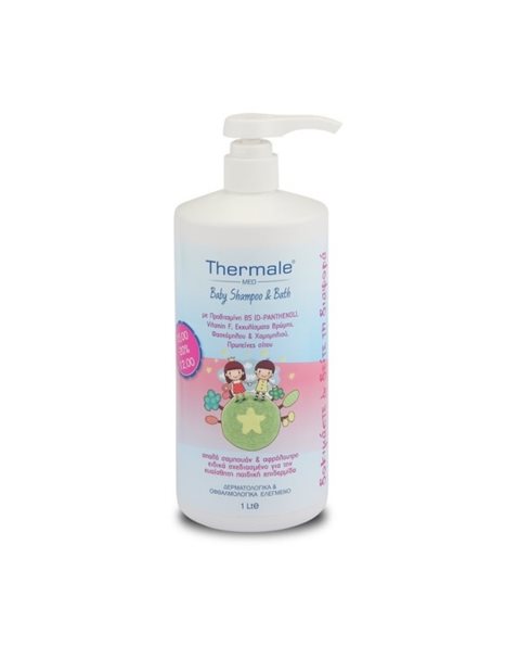 Thermale Med Baby Shampoo & Bath 1L (Σαμπουάν & Αφρόλουτρο για Παιδιά)