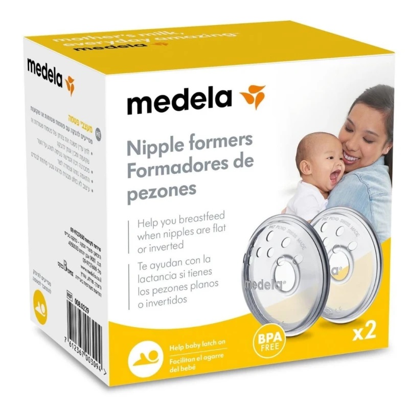Medela Nipple Formers Διαμορφωτές Θηλών Από Σιλικόνη 2 Τεμάχια - 