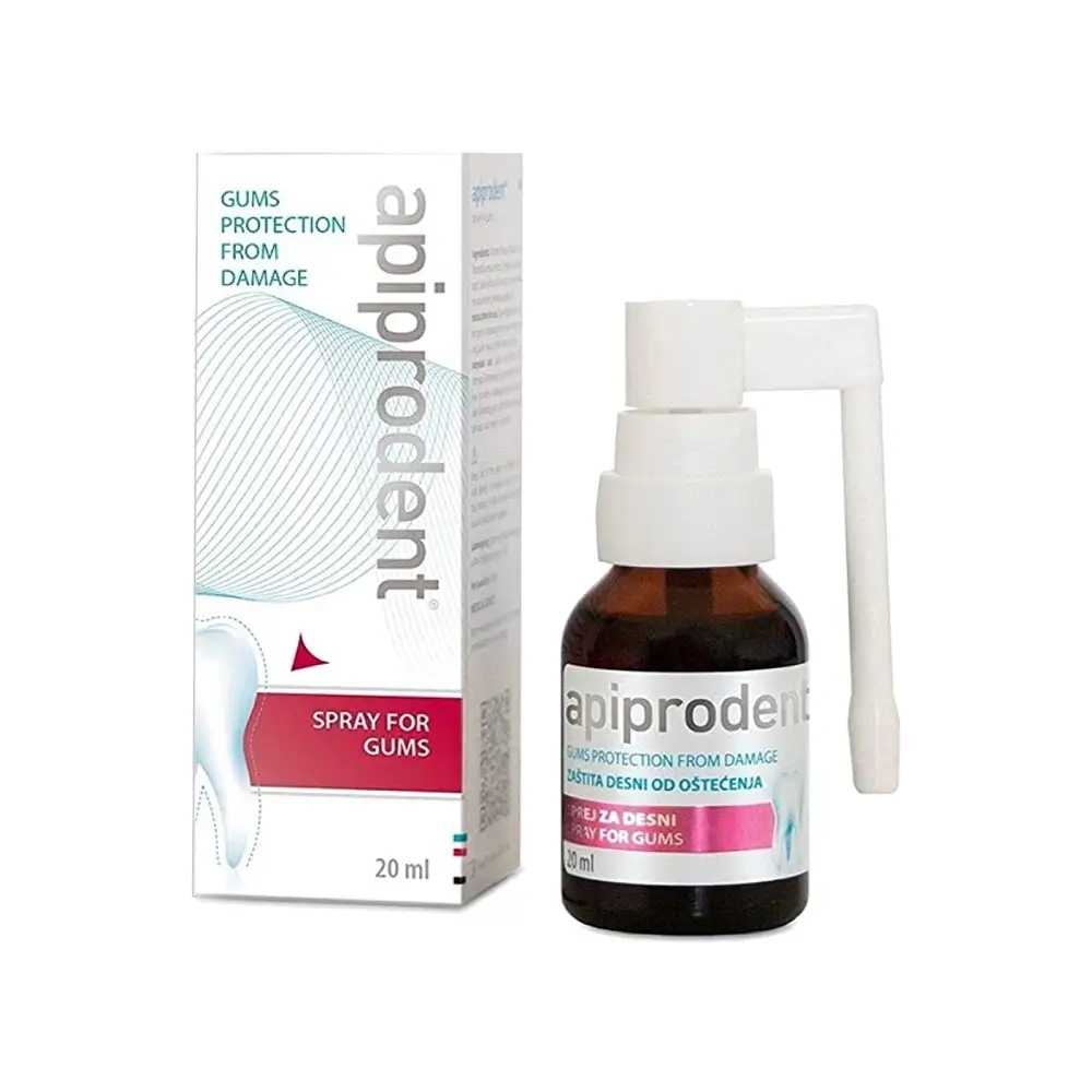 Uplab Pharmaceuticals Apipharma Apiprodent Spray με Επουλωτικές, Αιμοστατικές και Αντιφλεγμονώδεις Ιδιότητες για την Στοματική Κοιλότητα 20ml - 2
