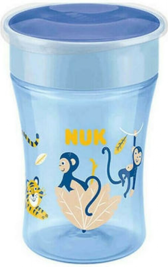 Nuk Evolution Magic Cup Εκπαιδευτικό Ποτηράκι 360° 8m+ Μπλε, 230ml
