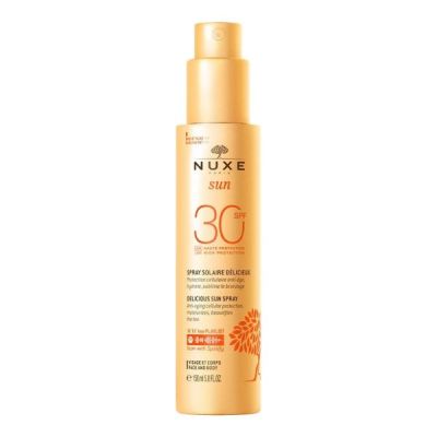Nuxe Sun Delicious Sun Spray Face and Body Αντηλιακό Γαλάκτωμα για Πρόσωπο & Σώμα SPF30 150 ml