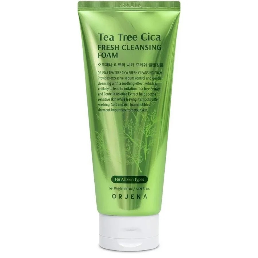 Orjena Tea Tree Cica Fresh Cleansing Foam – 180 ml - 