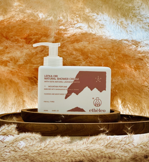 Etheleo Lefka Ori Natural Shower Cream - 2