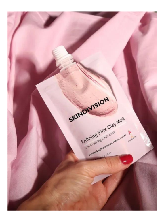SkinDivision Refining Pink Clay Mask 100ml  - 3