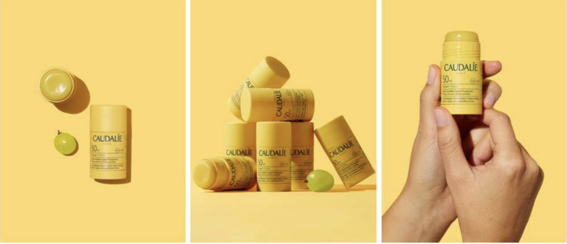 Caudalie Vinosun Protect Invisible Stick SPF50 Αντηλιακό Stick για Πρόσωπο, Χείλη & Ευαίσθητες Περιοχές, 15g - 2