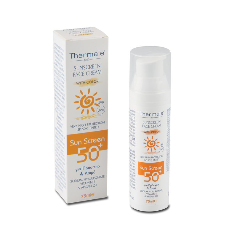 Thermale Sunscreen Face Cream with color - 