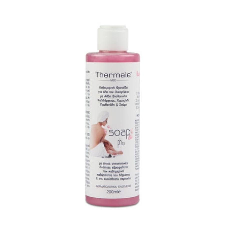 Thermale MED Soap PH5.5 Καθημερινή φροντίδα για όλη την οικογένεια Με ήπιες αντισηπτικές ιδιότητες 200 ml - 