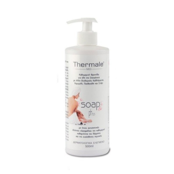 Thermale MED Soap PH5.5 Καθημερινή φροντίδα για όλη την οικογένεια Με ήπιες αντισηπτικές ιδιότητες 500 ml - 