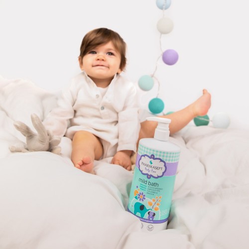 Pharmasept Baby Care Mild Bath 1lt (Απαλό Βρεφικό Αφρόλουτρο για Σώμα & Μαλλιά) - 2